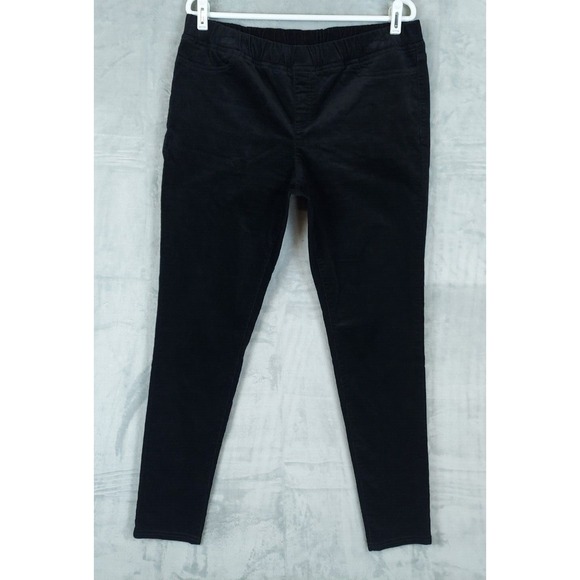 Eileen Fisher Medium Organic Cotton Tencel Corduroy Elastic Waist Pull On Pants - Picture 1 of 5
